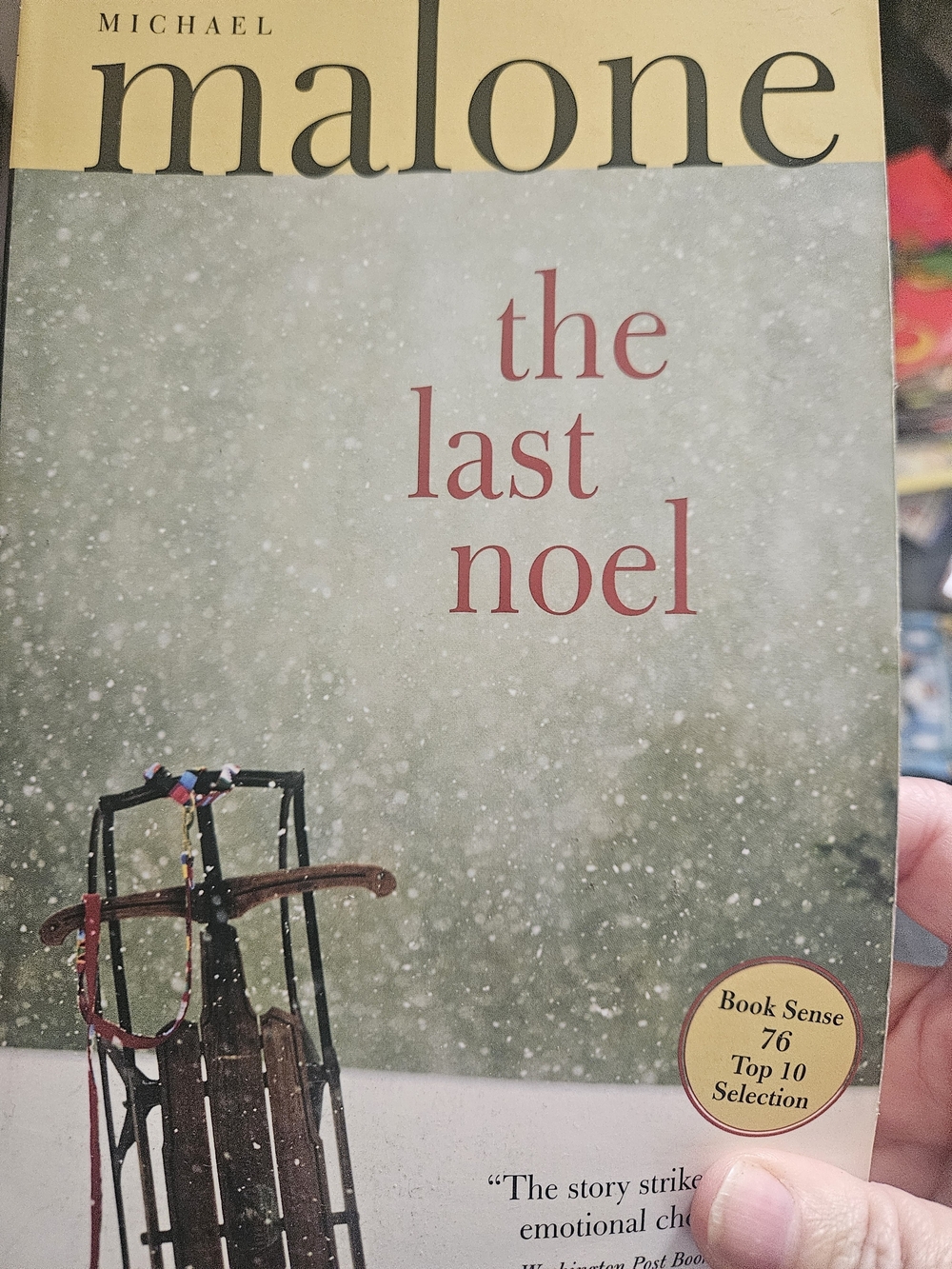 Michael Malone - The Last Noel (Red Title on Snowy Cover)
